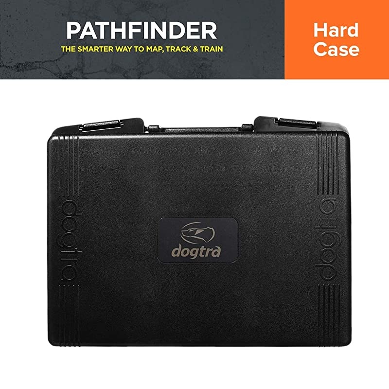 Pathfinder Dog Remote Training and GPS Tracking Collar - 9 Mile Range, Sports Upland Hunting, Waterproof Receiver, Rechargeable, Static, Audible Tone, PetsTEK Trainer Clicker - Orange Edition