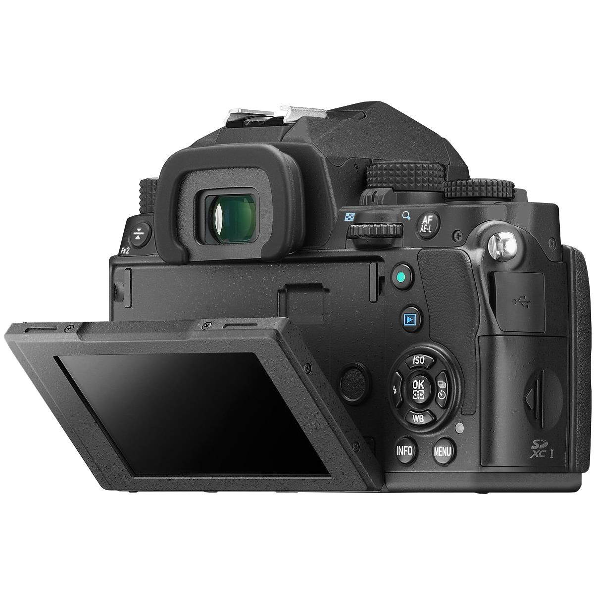 Pentax KP 24.3MP CMOS Ultra Compact Full HD Digital SLR Camera - Black (Body Only)