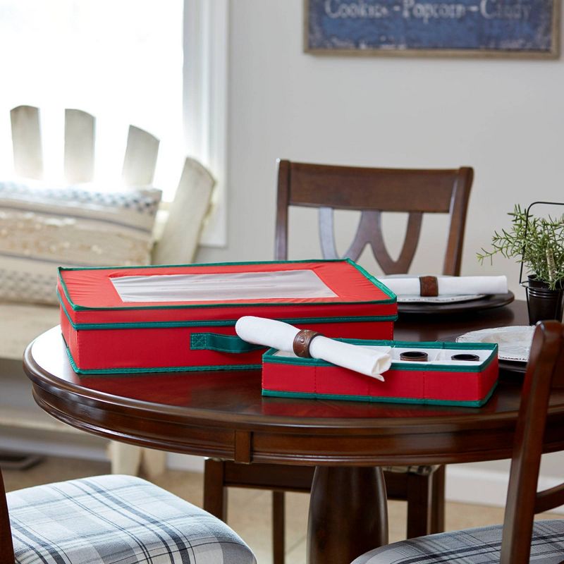 Household Essentials Holiday Hostess Tabletop Storage