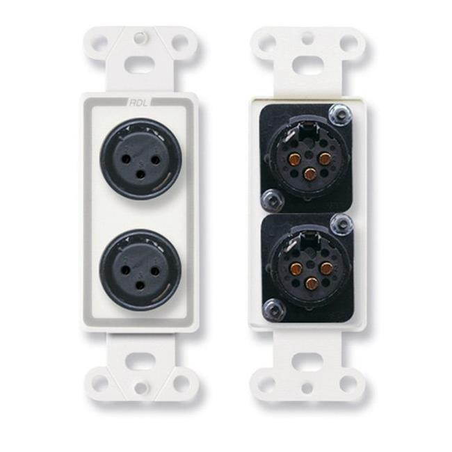 D-XLR2F RADIO DESIGN LAB-Z DUAL XLR 3PIN FML JACKS D PLAT