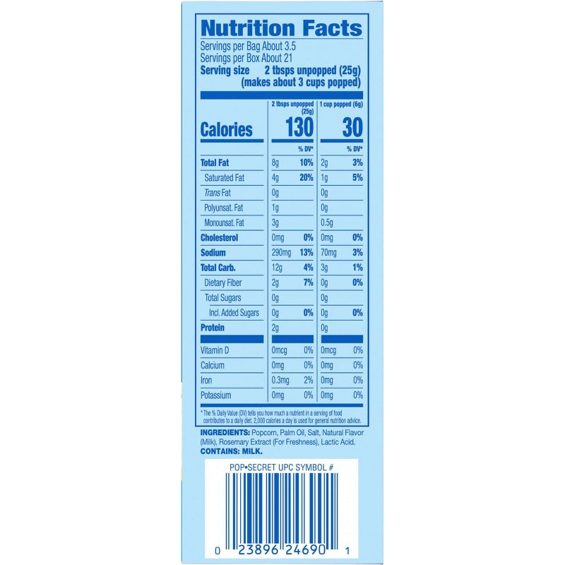 Pop Secret Homestyle Microwave Popcorn - 6ct