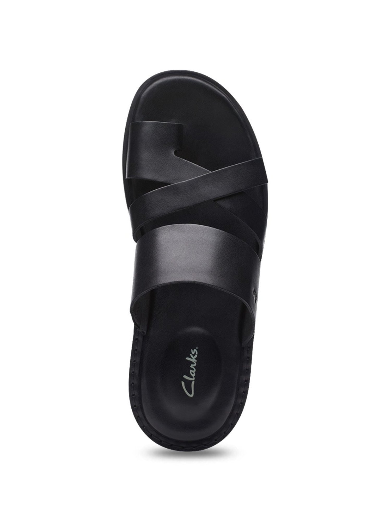 Clarks Men's Penryn Loop Black Toe Ring Sandals