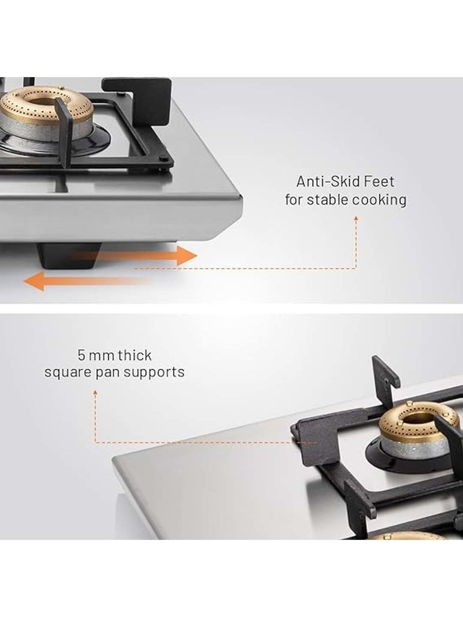 Glen LPG Gas Stoves with 3 Burner