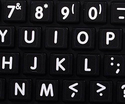 MAC ENGLISH LARGE LETTERING STICKERS BLACK COLOR OF BACKGROUND