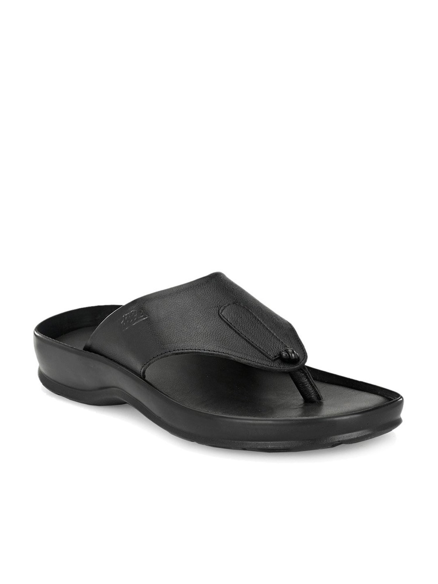 Hitz Men's Black Thong Sandals