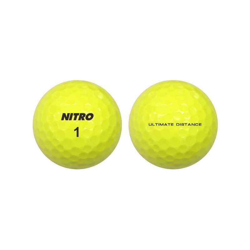 Nitro Golf Ultimate Distance Golf Balls Yellow - 30pc