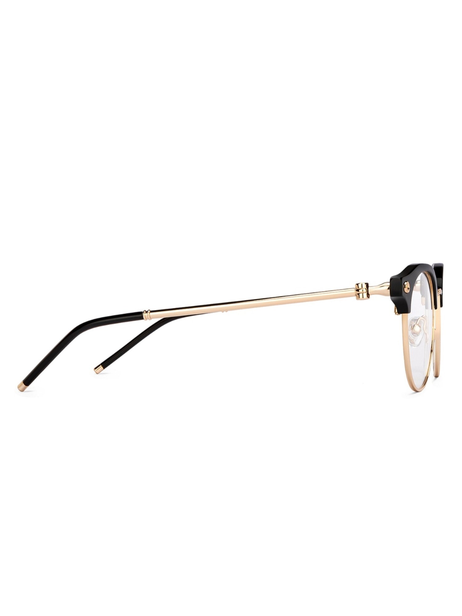 John Jacobs Gold Clubmaster Unisex Eye Frames