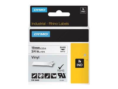 Sanford 18445 Black on White Label Printer Tape, 19mm Width, 5.5m Length
