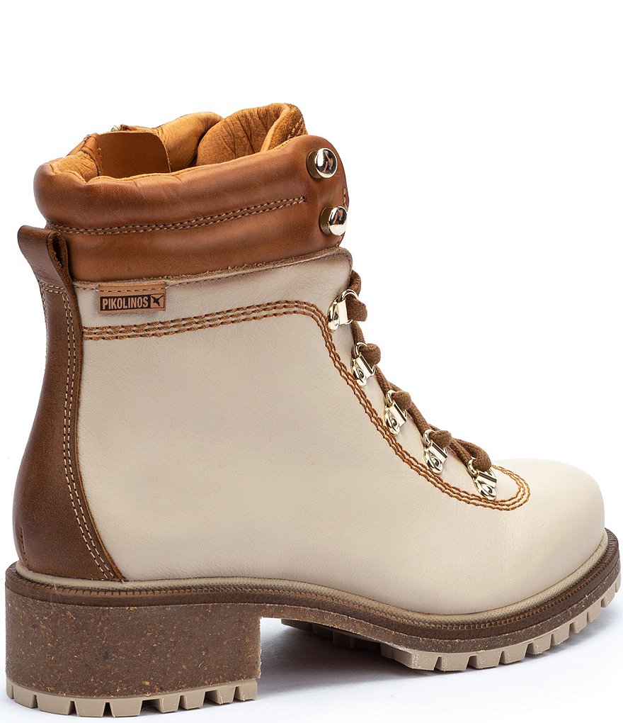 Pikolinos Aspe W9Z Leather Lace-Up Hiker Booties