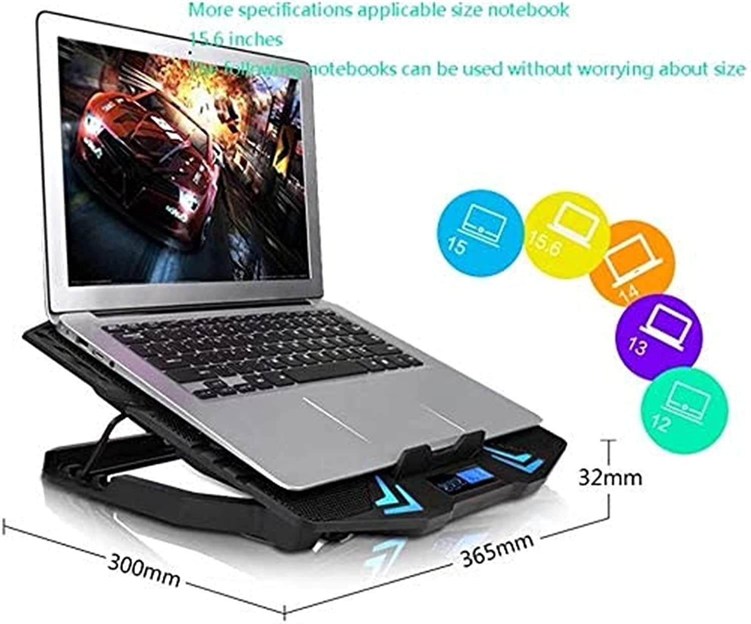 Computer Cooler USB Cooling Fan Laptop Notebook Cinema Cooler USB External Heat Sink Computer Bracket High Speed Mute Cool Pad (Color : NO.3)