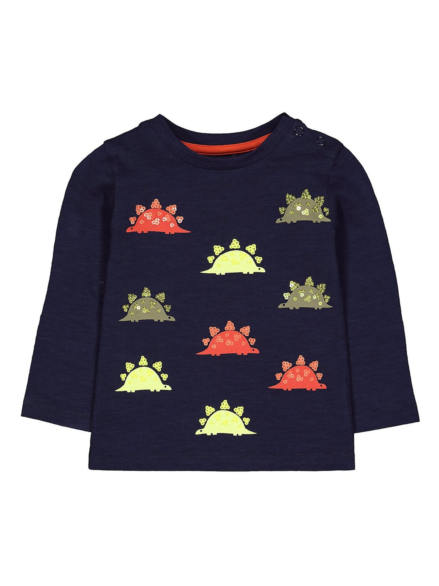 Mothercare Kids Navy Printed Full Sleeves T-Shirt