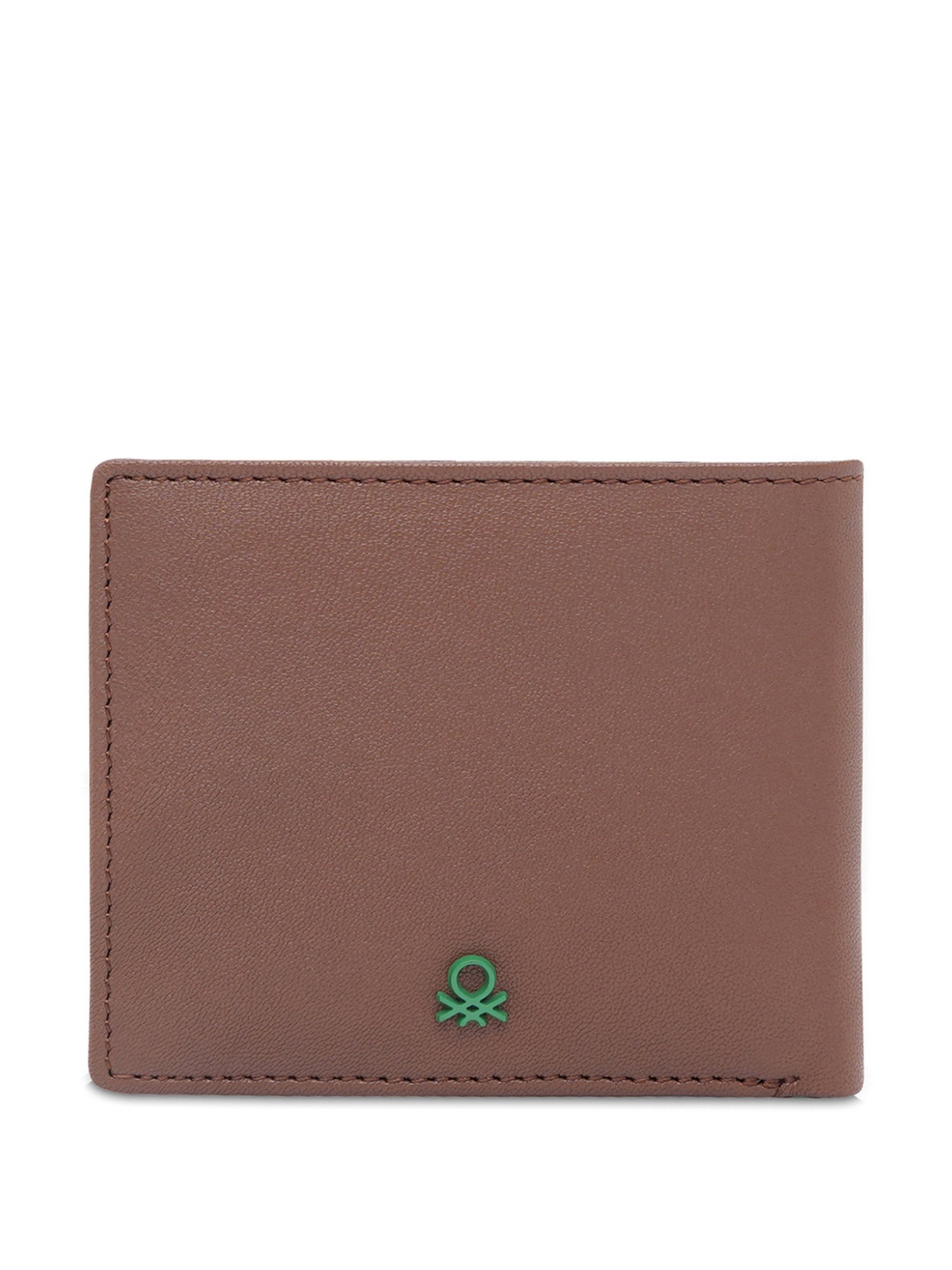 United Colors of Benetton Kinman Tan Casual Leather Bi-Fold Wallet For Men