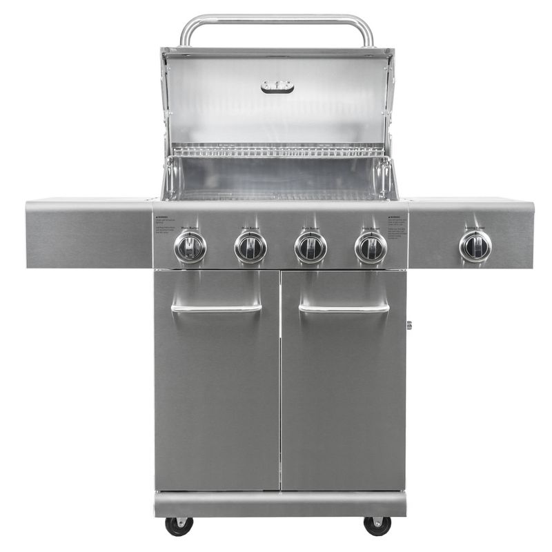 Kenmore 4-Burner Grill with Searing Side Burner PG-40405SOLSteel