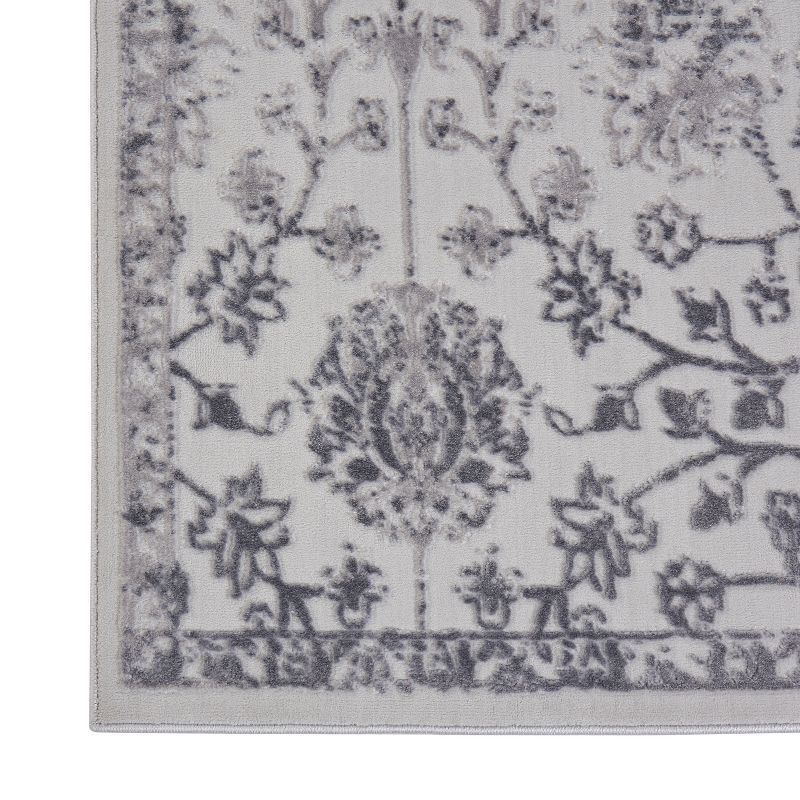 7'8"x9'10" Rectangle Loomed Area Rug Gray - Nourison