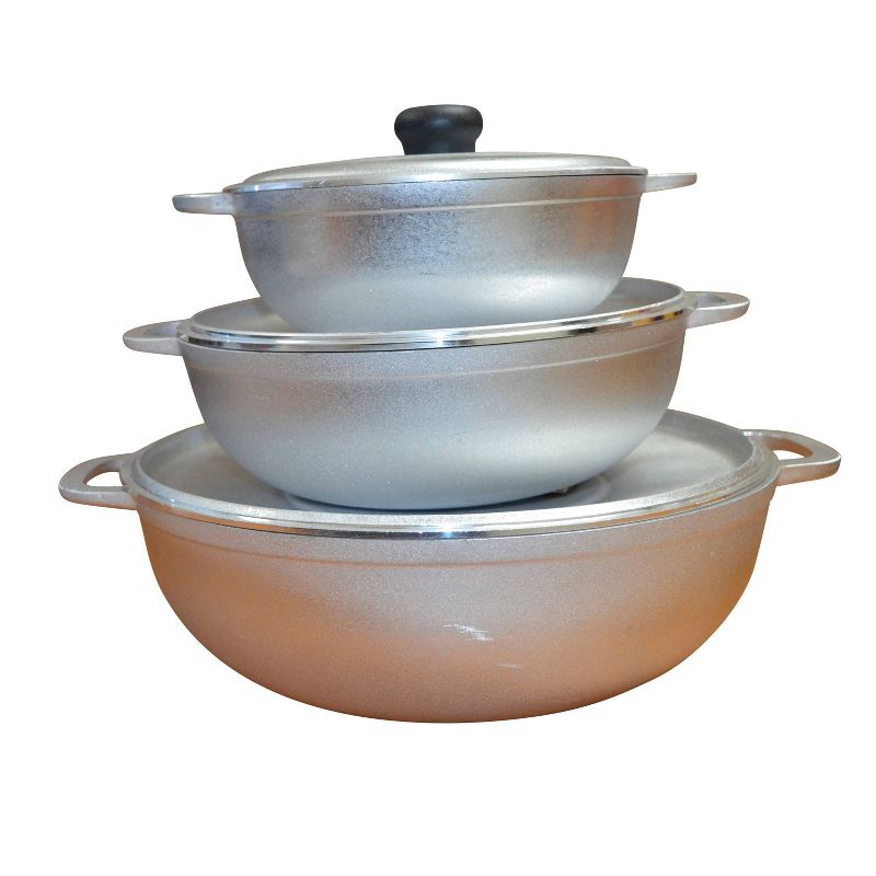 IMUSA 3pc Cast Aluminum Caldero Set