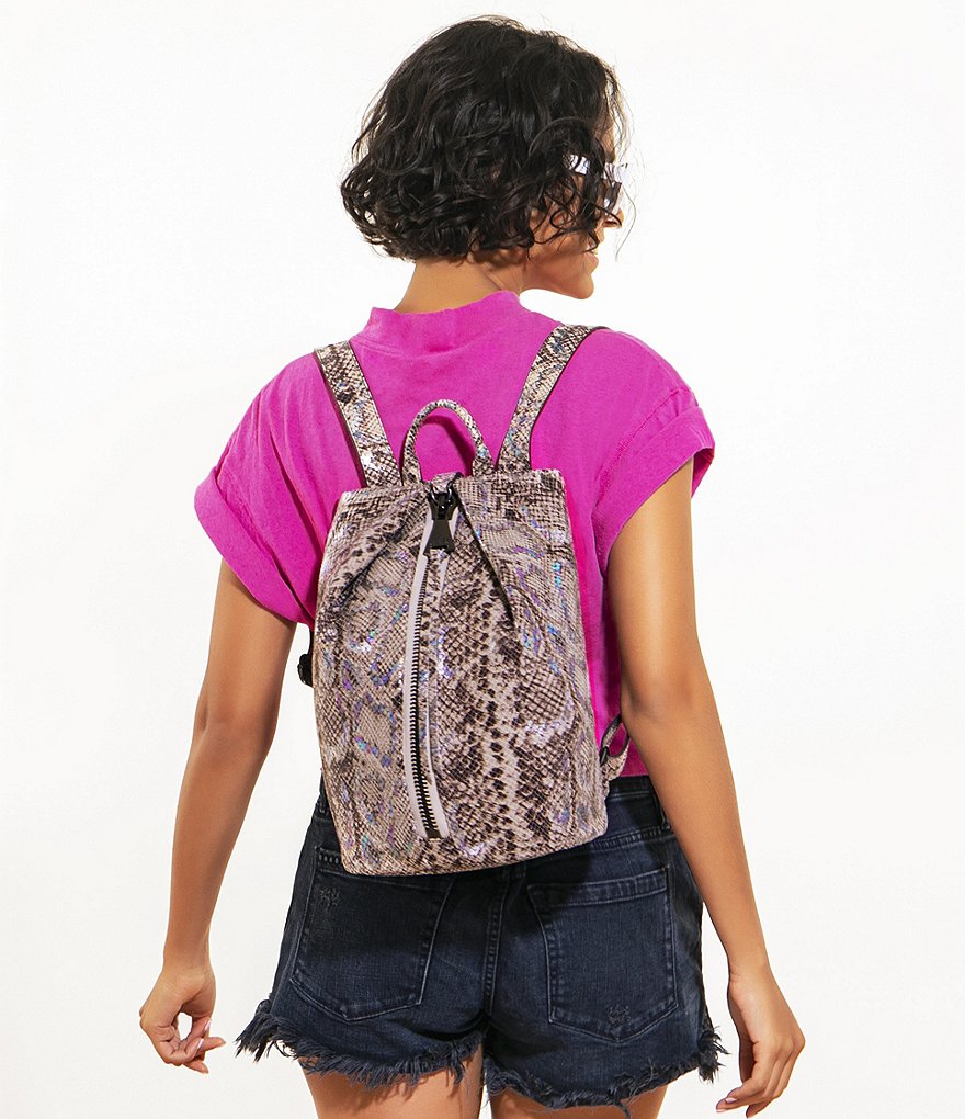 Aimee Kestenberg Tamitha Snake Leather Backpack