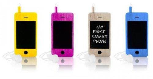 Alternative Chalkboard Phone - iWoody by Donkey Products (BLUE)