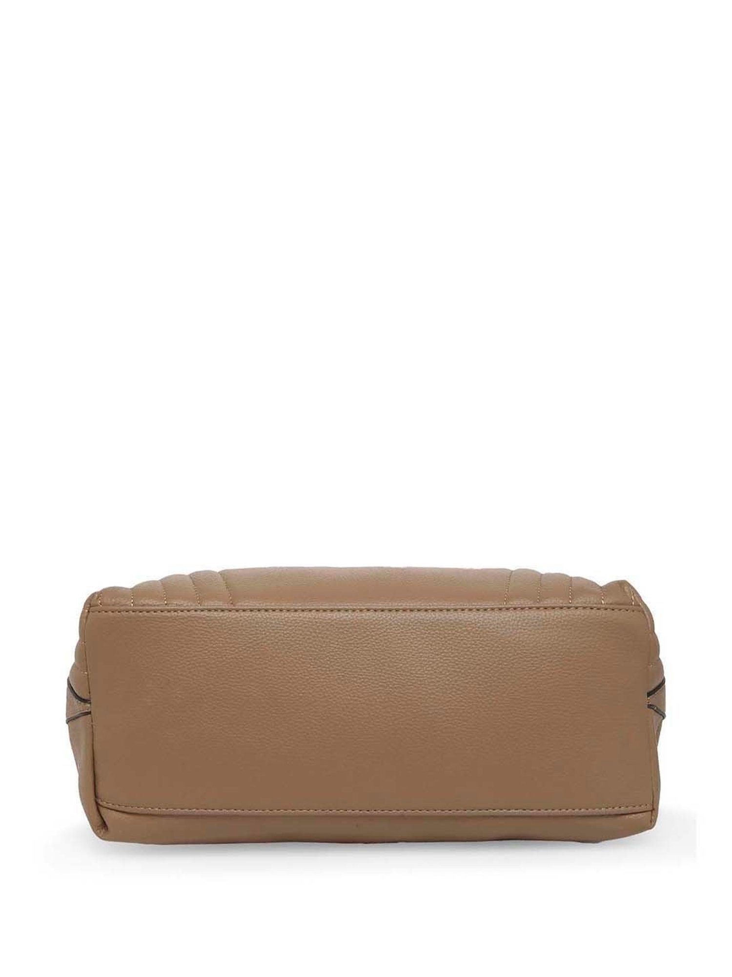 Marina Galanti Brown Textured Medium Tote Handbag