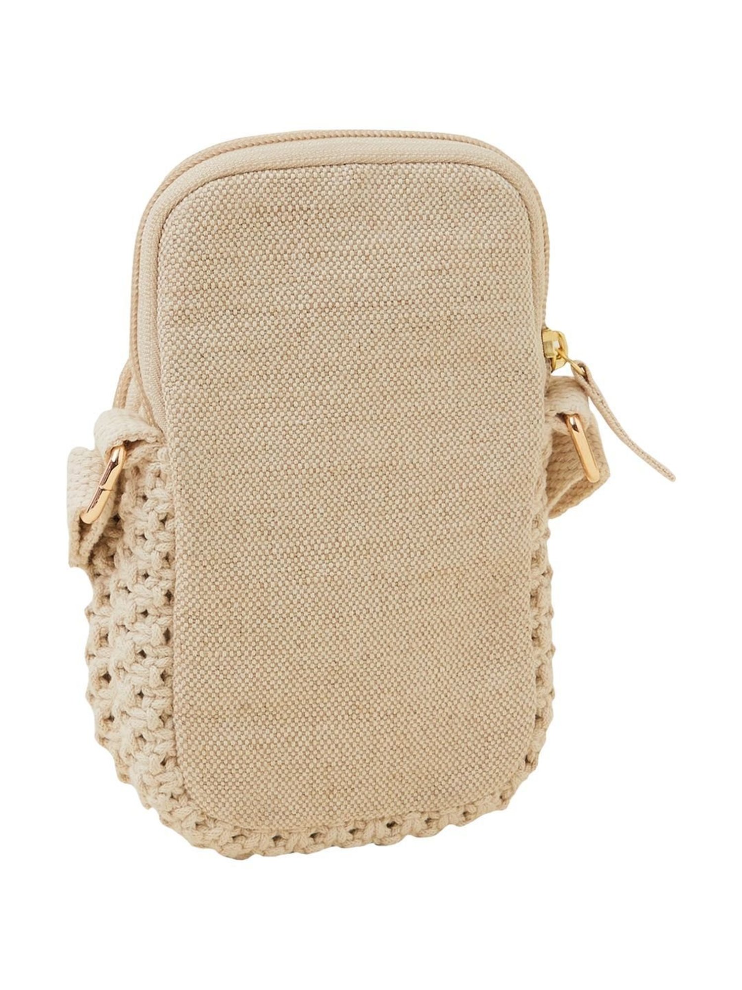 Accessorize London Cream Fabric Pouch