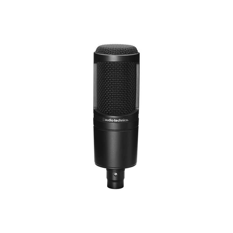 AT2020 Condenser Studio Microphone Bundle with Pop Filter and XLR Cable