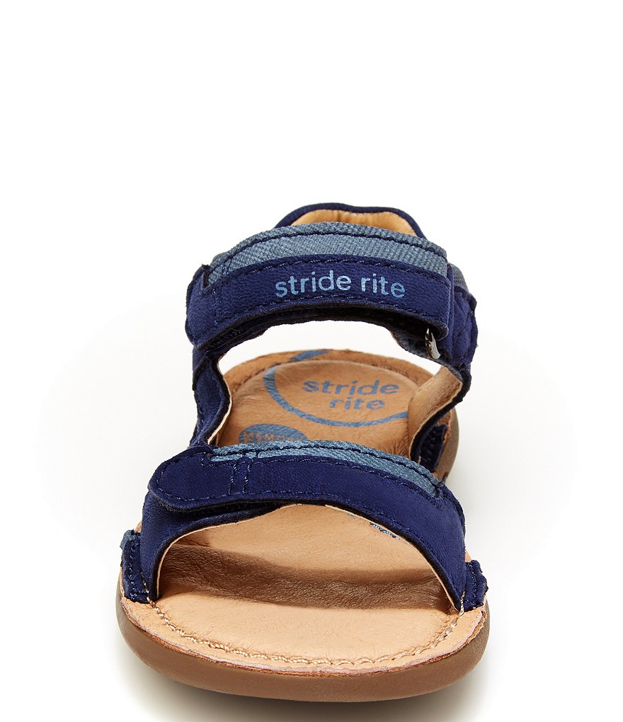Stride Rite Boy's Oaklynn SRTech Leather Sandals (Infant)