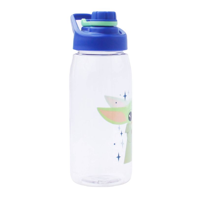 Star Wars: The Mandalorian 20oz Plastic Baby Yoda Tritan Water Bottle with Stickers