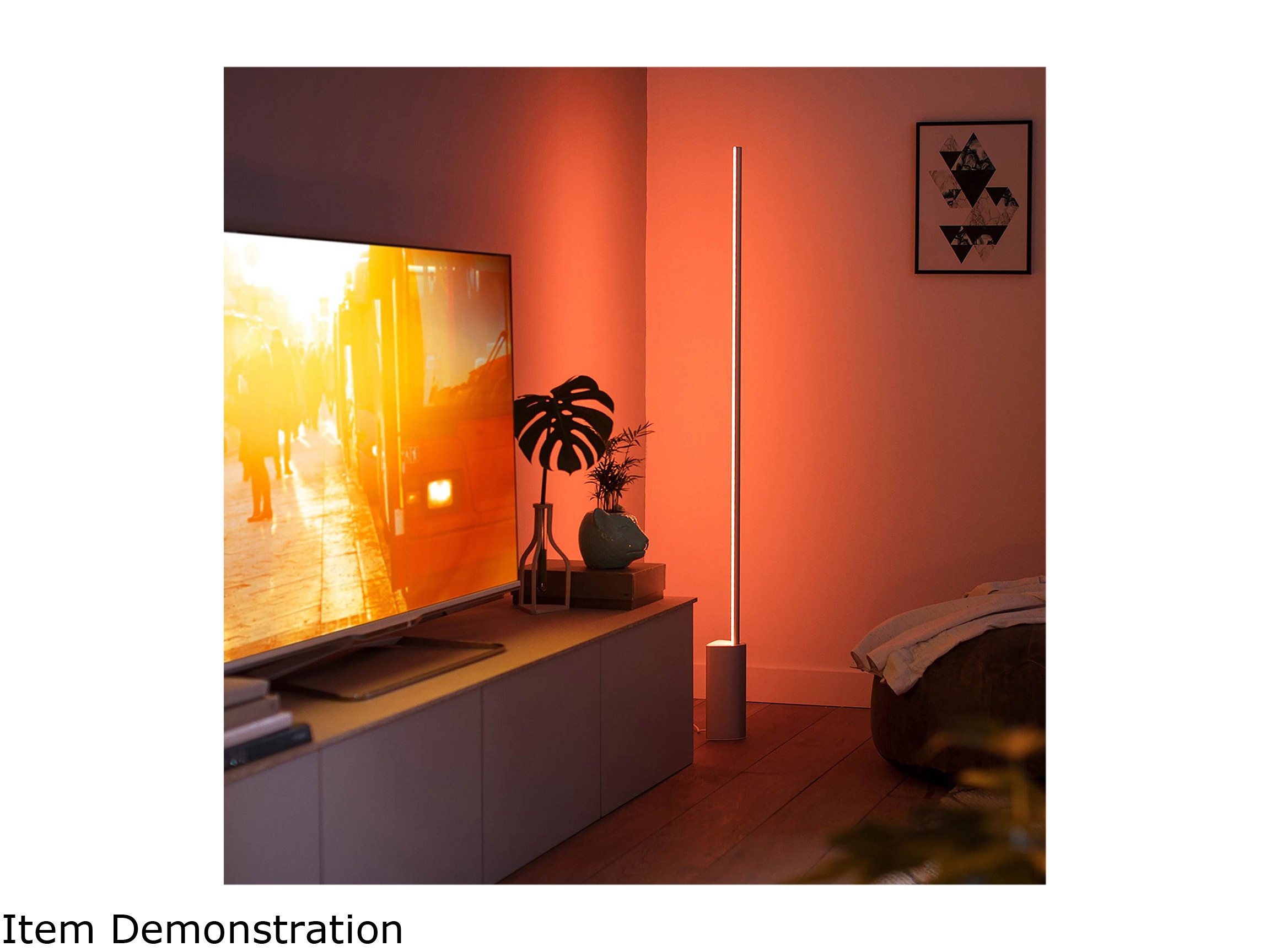 Philips Hue Smart Lighting Signe Floor Lamp, work with Amazon Alexa, Google Assistant, and Siri