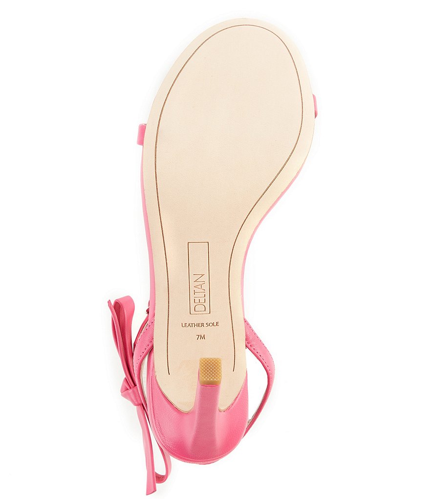 Deltan Miranda Ankle Bow Detail Dress Sandals