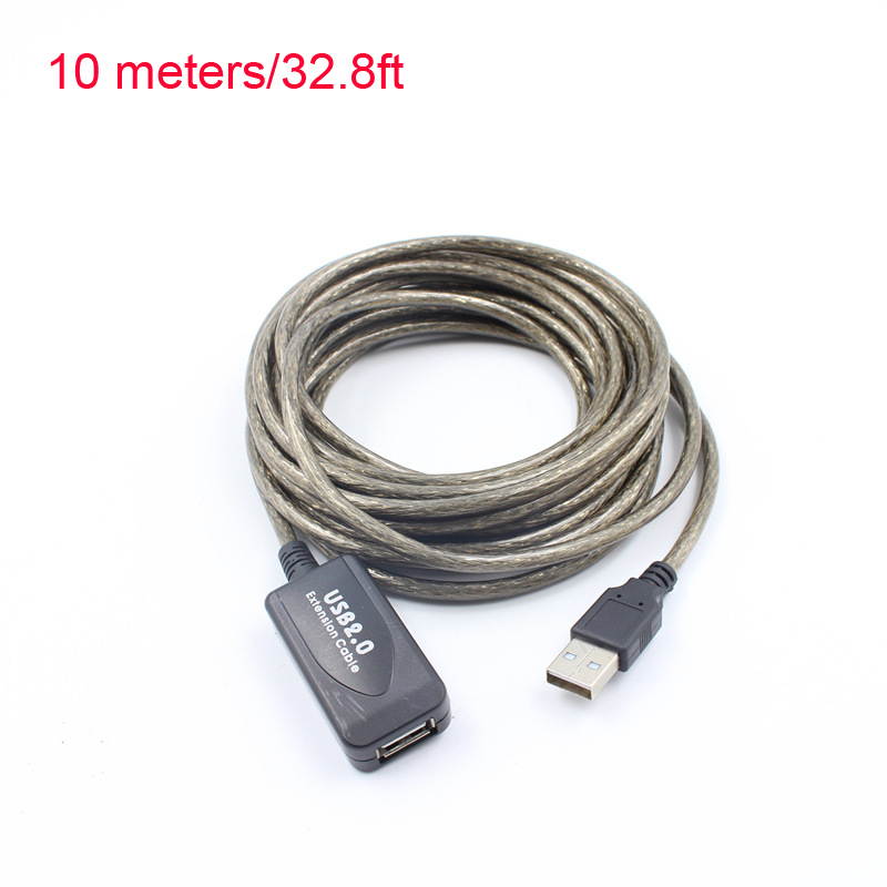5M/16.4ft 10M/32.8ft 15M/49.2ft USB 2.0 Extension Cable USB Adapter Extension Cable Usb Extender Male to Femal Active Repeater USB Connector Cord Wire