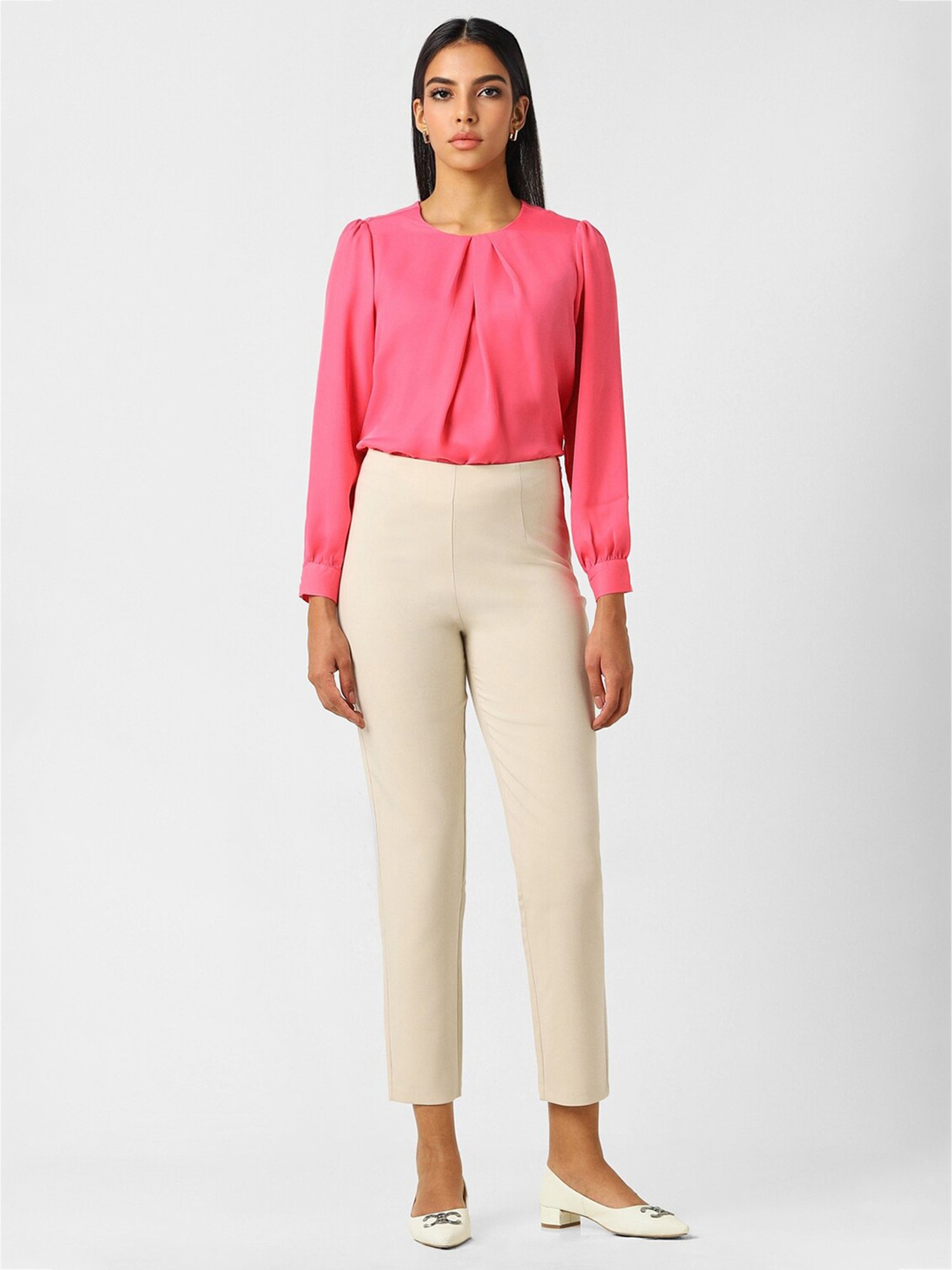 Van Heusen Pink Regular Fit Top