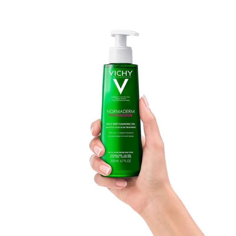 Vichy Normaderm PhytoAction Daily Acne Treatment Gel Face Wash - 6.7 fl oz
