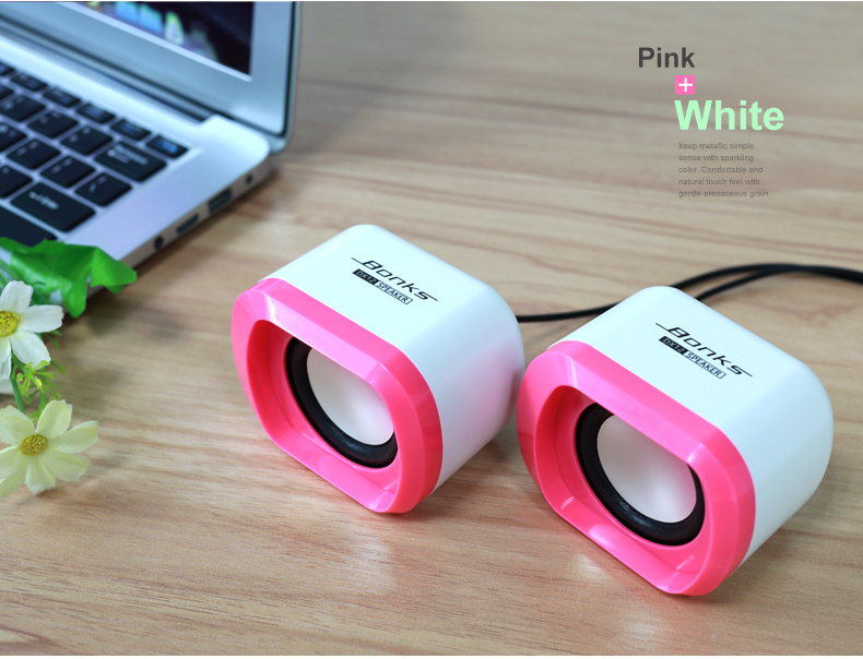 Notebook small audio desktop computer USB mini speaker multimedia mobile phone subwoofer home desktop office high volume portable small audio cable speaker