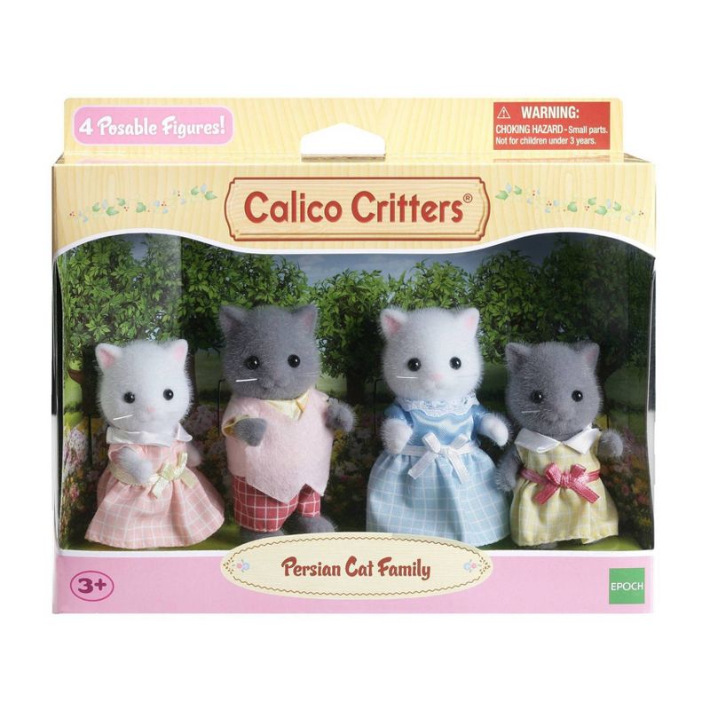 Calico Critters Persian Cat Family