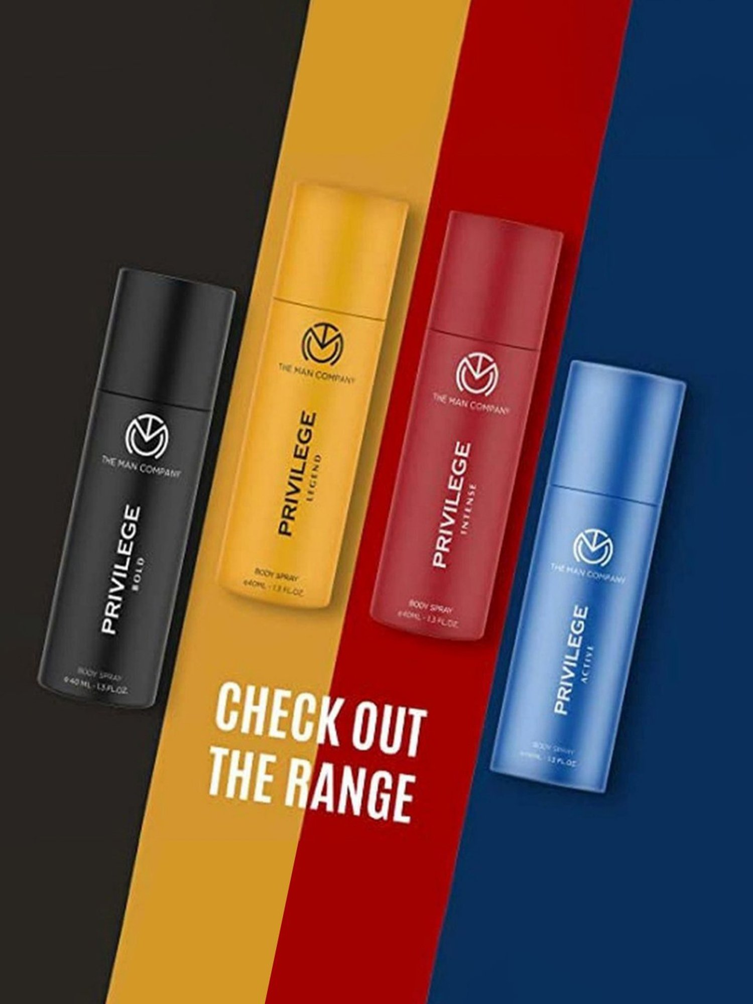 THE MAN COMPANY Privilege Bold Body Spray Set for Men & Women