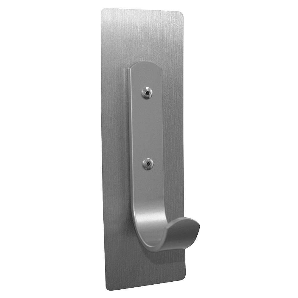 MAGNA VISUAL HBH-5 Magnetic Coat Hook,2 in. W,Satin Steel