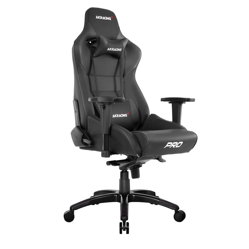 AKRacing Masters Series Pro Luxury XL Gaming Chair, Black (AK-PRO-BK)