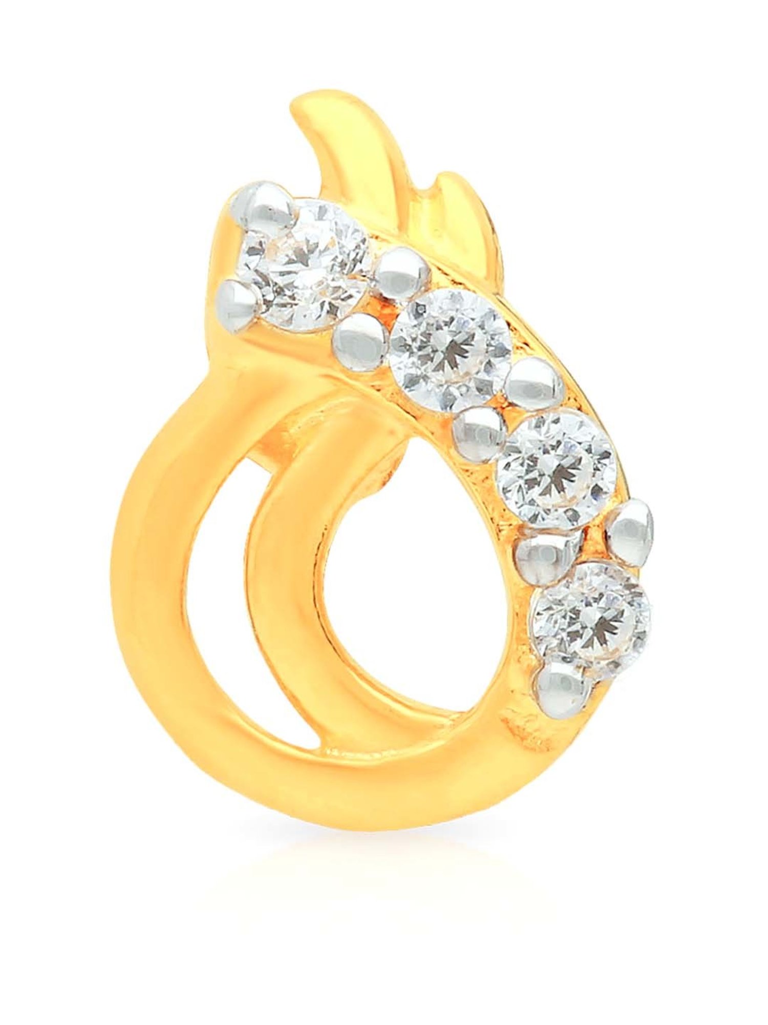 Malabar Gold and Diamonds 22k Gold Nosepin for Women