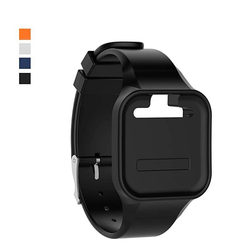 Wristband Compatible with Voice 2 Watch Silicone Replacement Band Straps Watchbands Fit for VoiceVoice 2 Golf GPS Watch Black