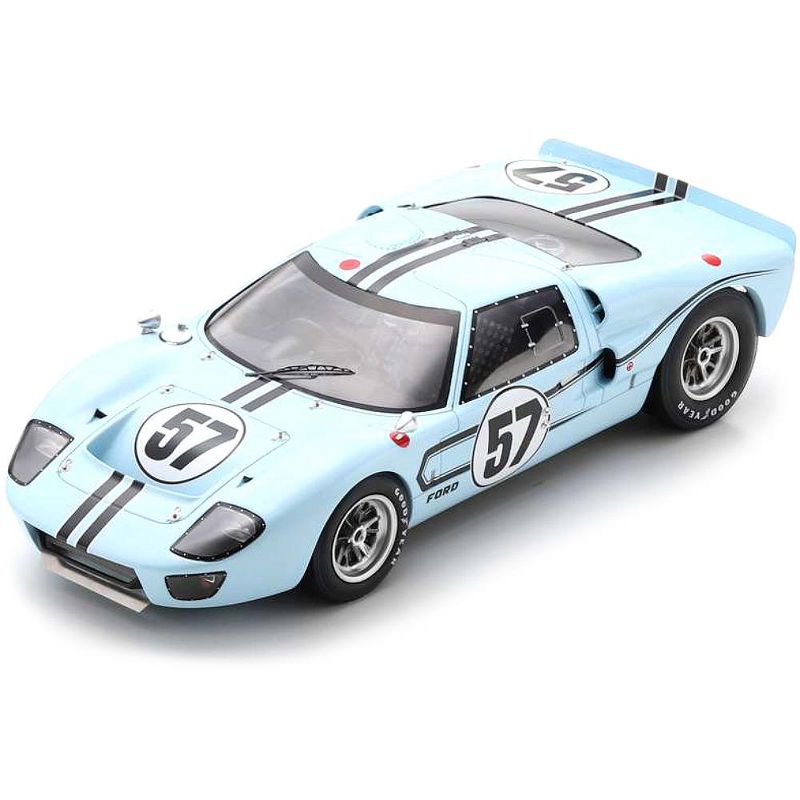 Ford GT40 Mk2B #57 Ronnie Bucknum - Paul Hawkins 24H of Le Mans (1967) 1/18 Model Car by Spark