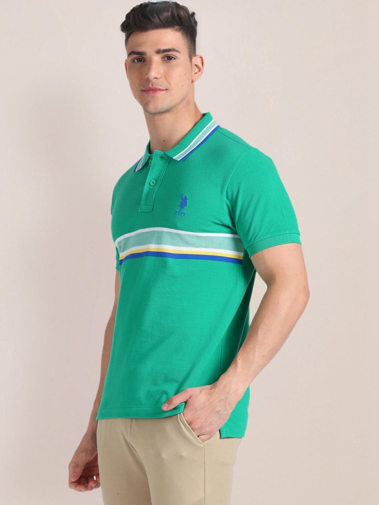 Levi's Pink Cotton Slim Fit Texture Henley T-Shirt