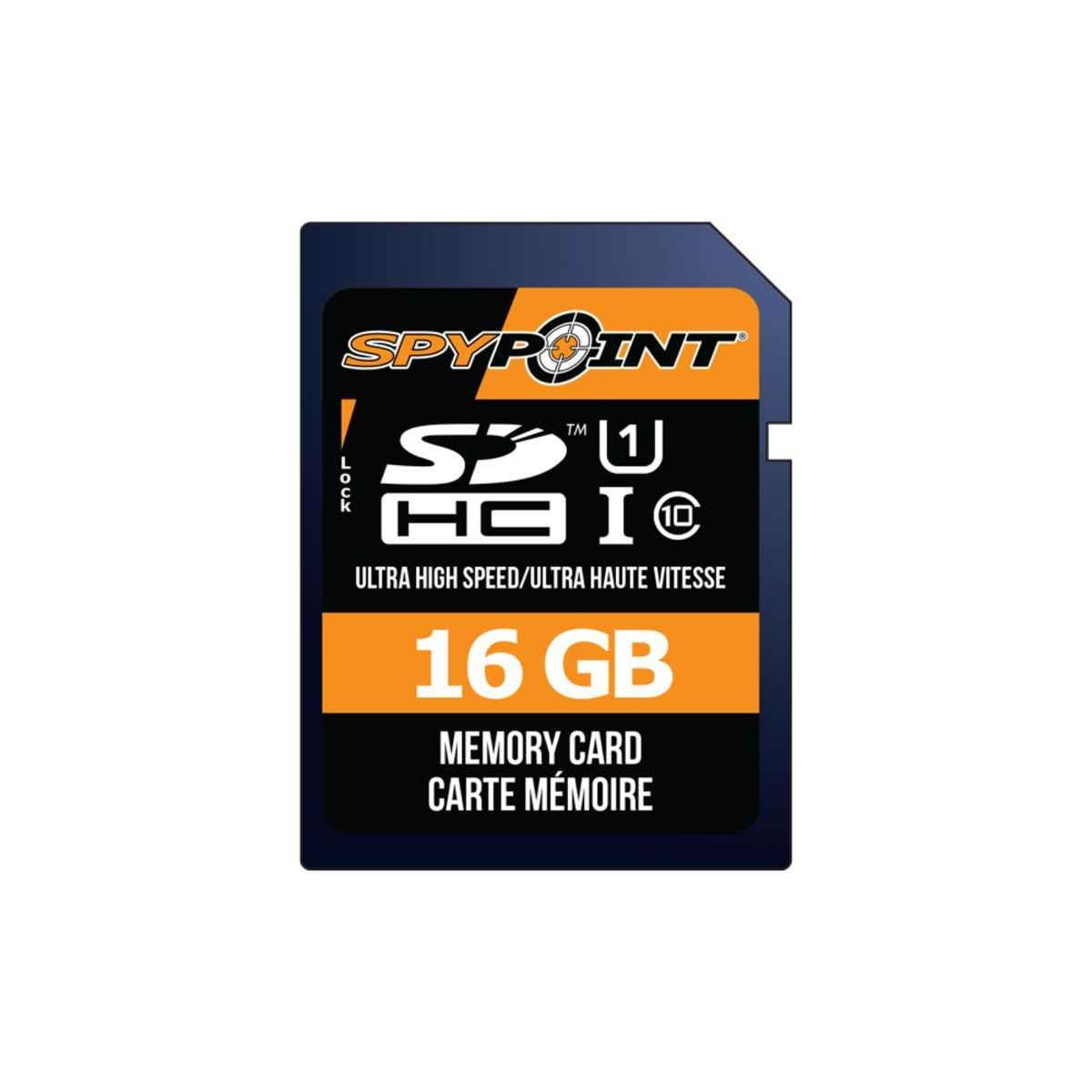SPYPOINT MICROSD16GB SPYPOINT TRAIL CAM 16GB SD CARD/MICRO SD CLASS 10