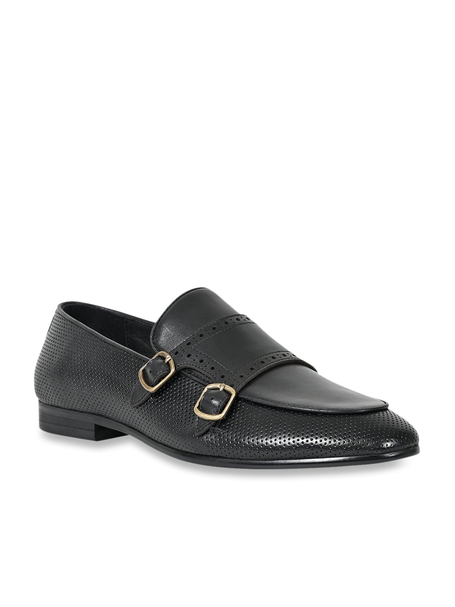 Cobblerz Men's Black Formal Moccasins