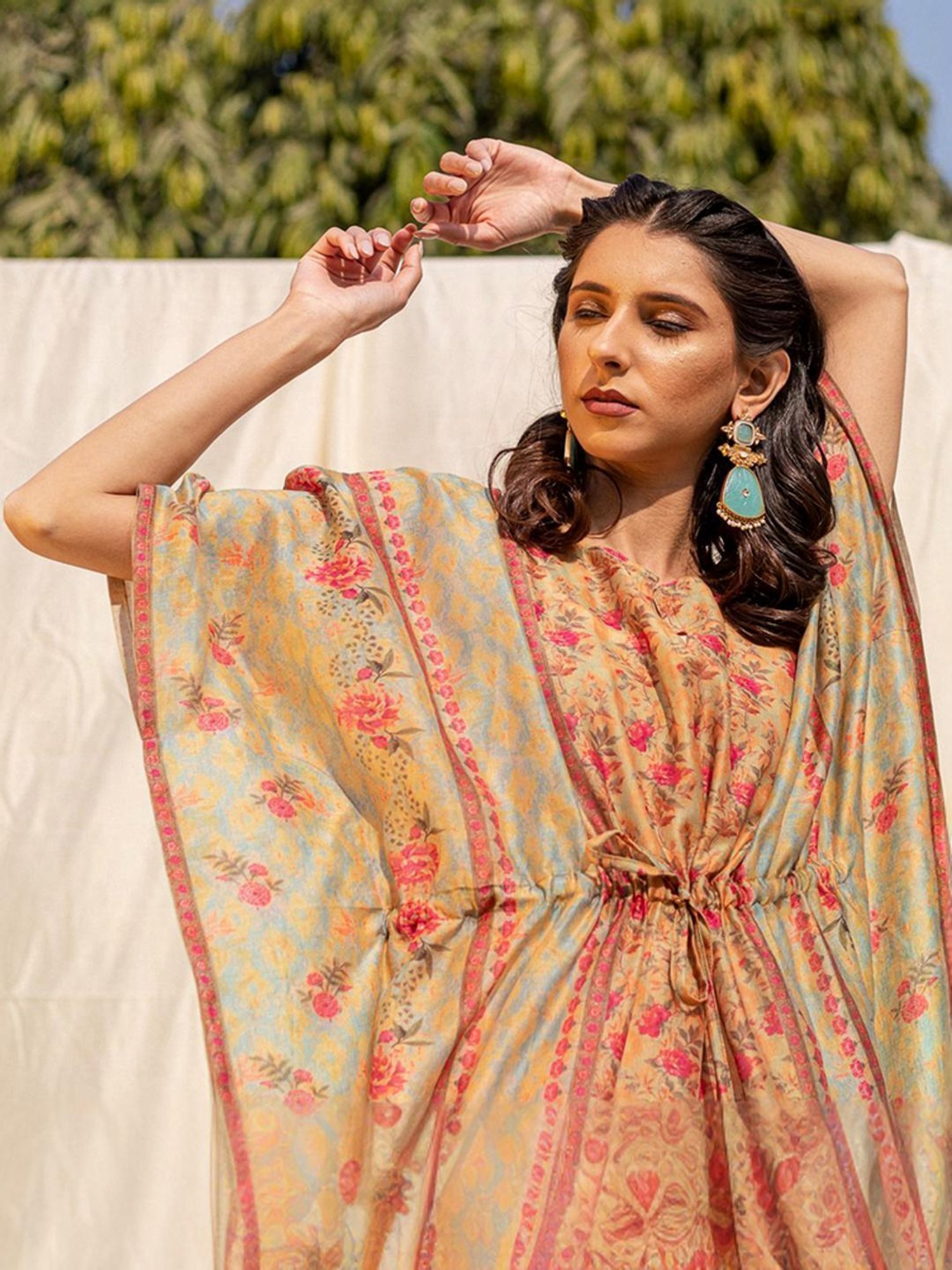 Artagai Midnight Navy Elevated Basics Co-Ord Set With Notch Collar Top And Straight Pants