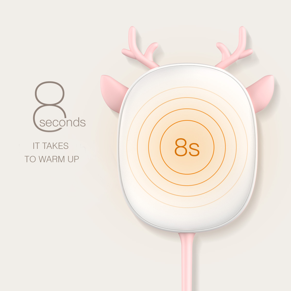 Baseus camping light hand warmer - Blue