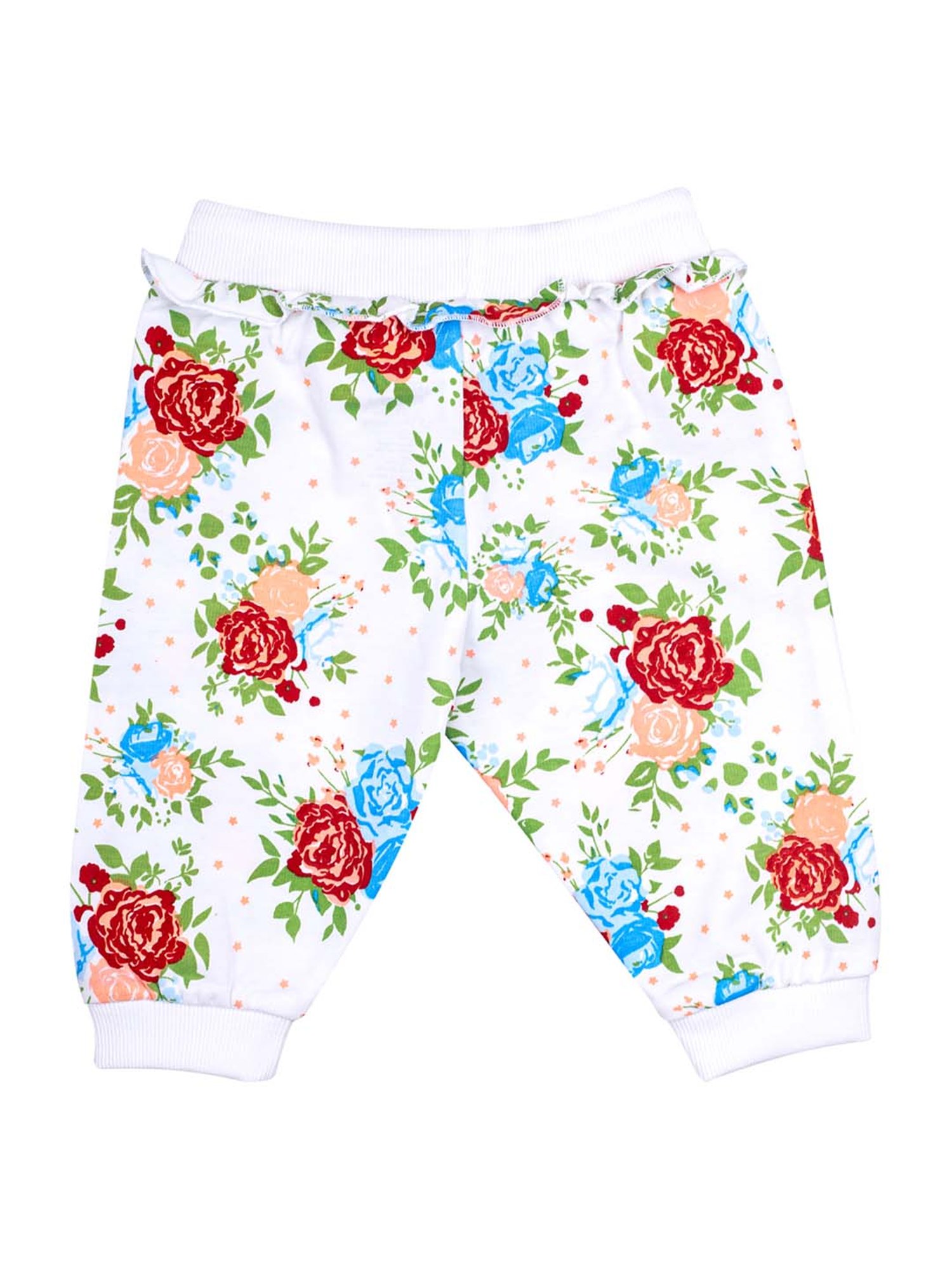 Mee Mee Kids Multicolor Cotton Printed Joggers - Pack of 2