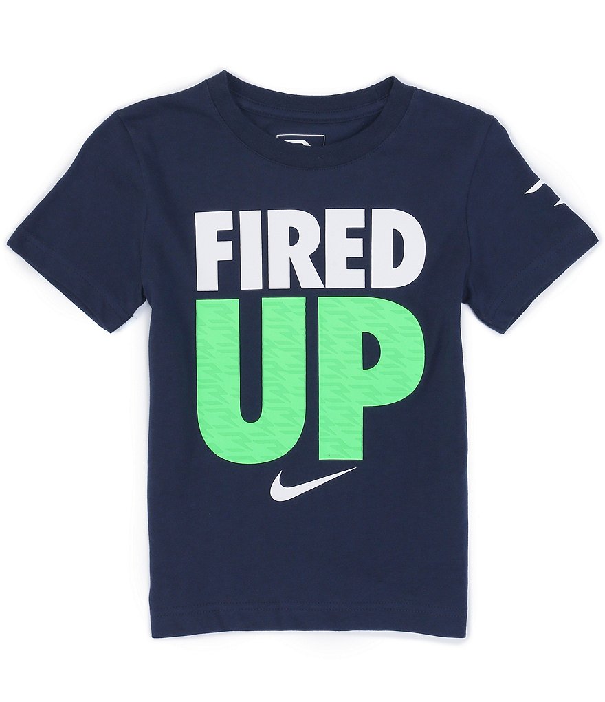 Nike Russell Wilson Little Boys 2T-7 Short-Sleeve Fired Up Tee