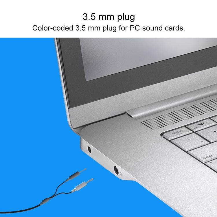 Logitech H110 Dual 3.5mm Audio Plugs Stereo headset