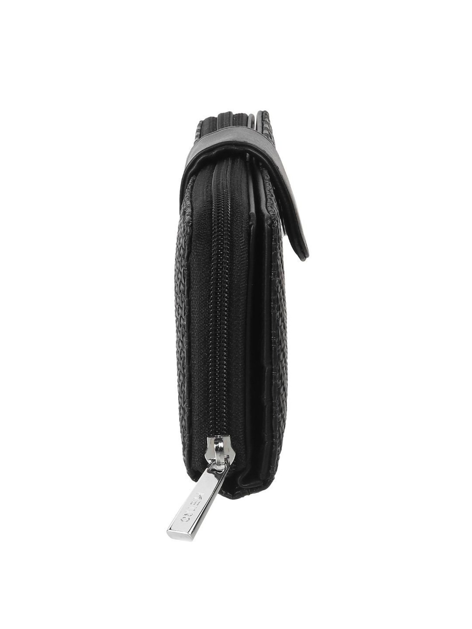 Metro Black Small Bi-Fold Wallet for Women