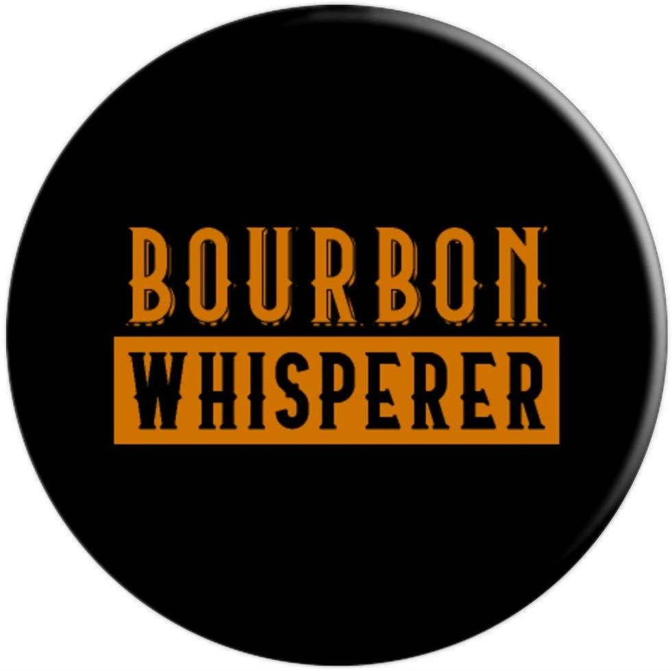 Funny Whiskey Saying Drinking Accessories Bourbon Enthusiast PopSockets Grip and Stand for Phones and Tablets