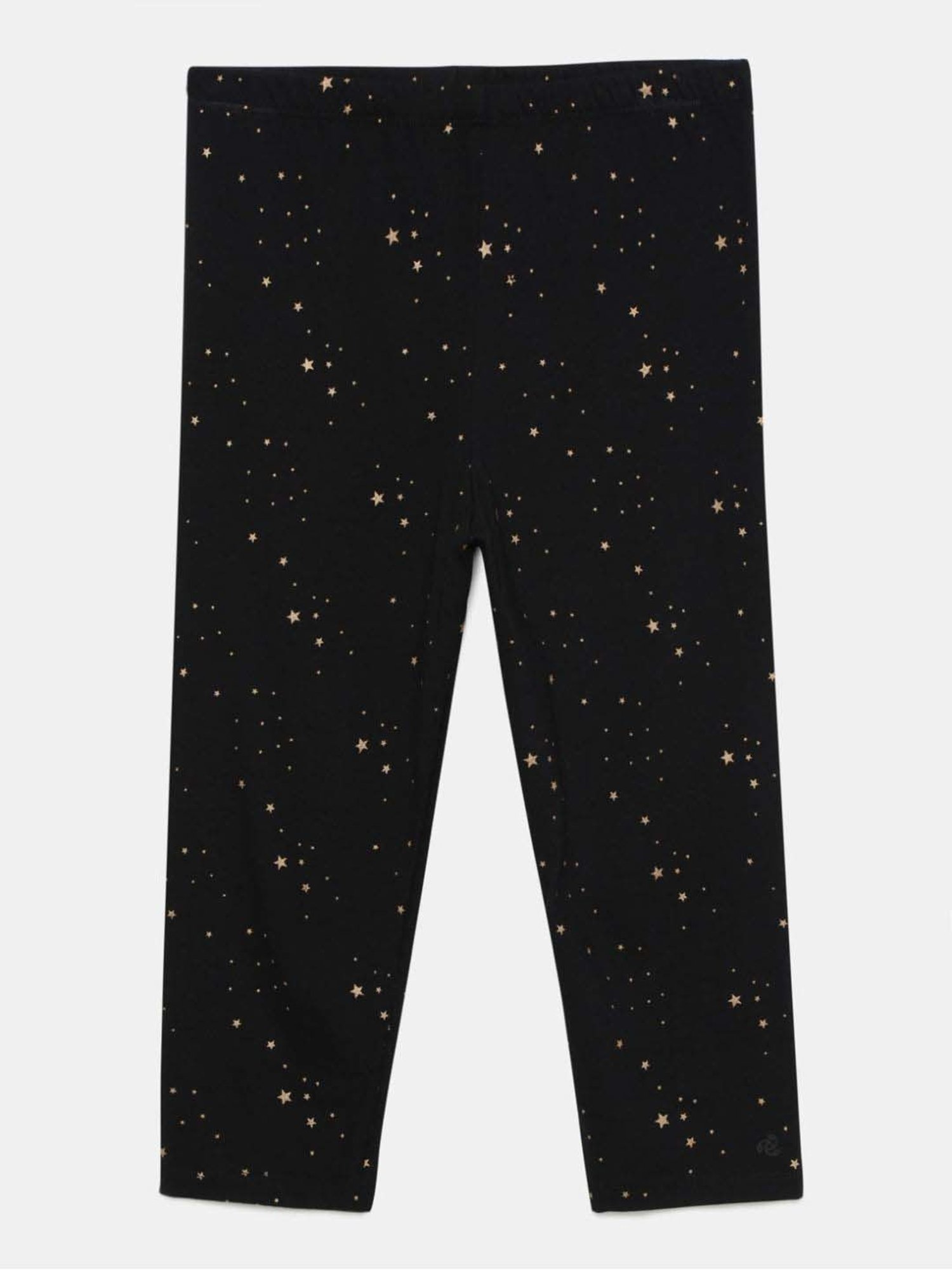 Jockey Kids Pink & Grey Cotton Printed Leggings (Pack of 2) - Assorted